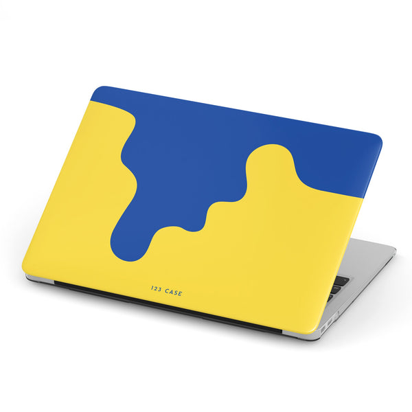 Blue&yellow Macbook Case