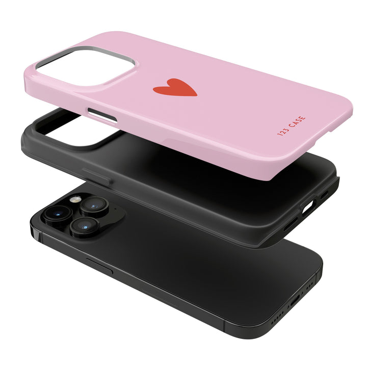 iPhone Fashionable Phone Case for iPhone 15 Pro Max, iPhone 14 Pro Max, iPhone 13 Pro Max, Snap Tough MagSafe Hard Phone Case Simple in Love