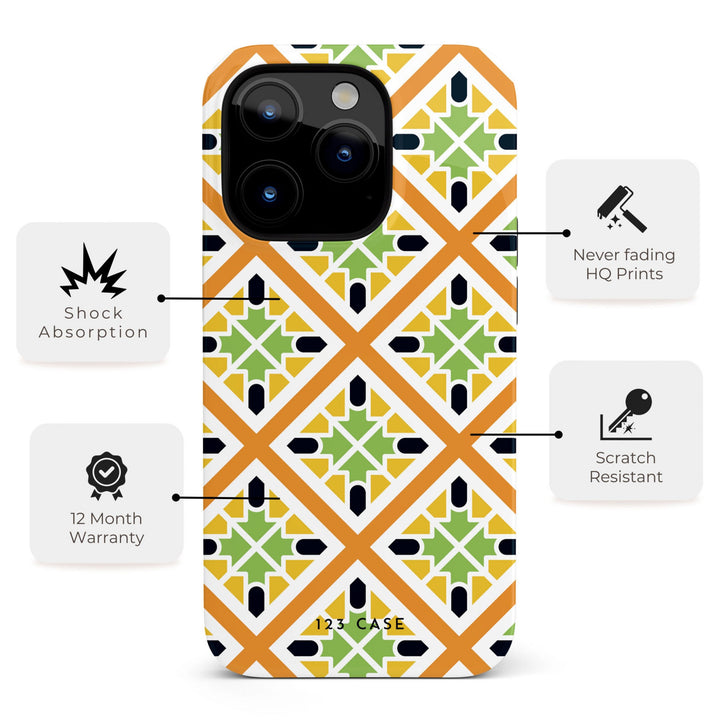 iPhone Fashionable Phone Case “Summer Folk” for iPhone 15 Pro Max
