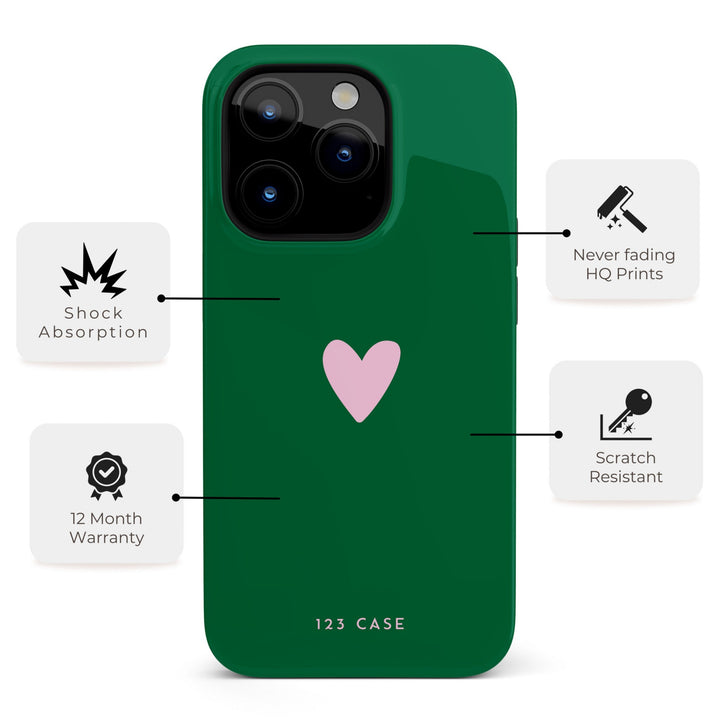 iPhone Fashionable Phone Case for iPhone 15 Pro Max, iPhone 14 Pro Max, iPhone 13 Pro Max, Snap Tough MagSafe Hard Phone Cases Nature Love