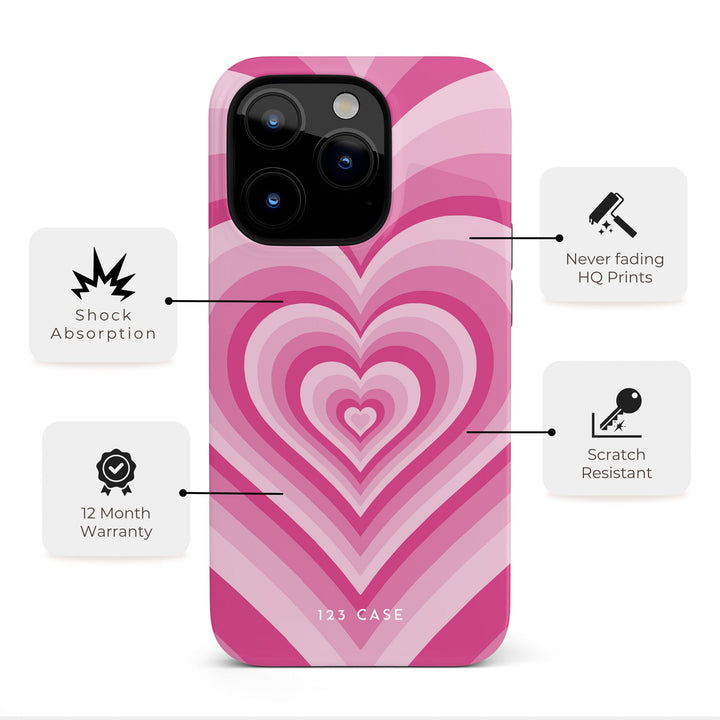 iPhone Fashionable Phone Case “Infinity Love” for iPhone 15 Pro Max