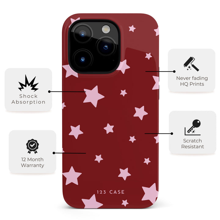 iPhone Fashionable Phone Case “Counting Stars” for iPhone 15 Pro Max