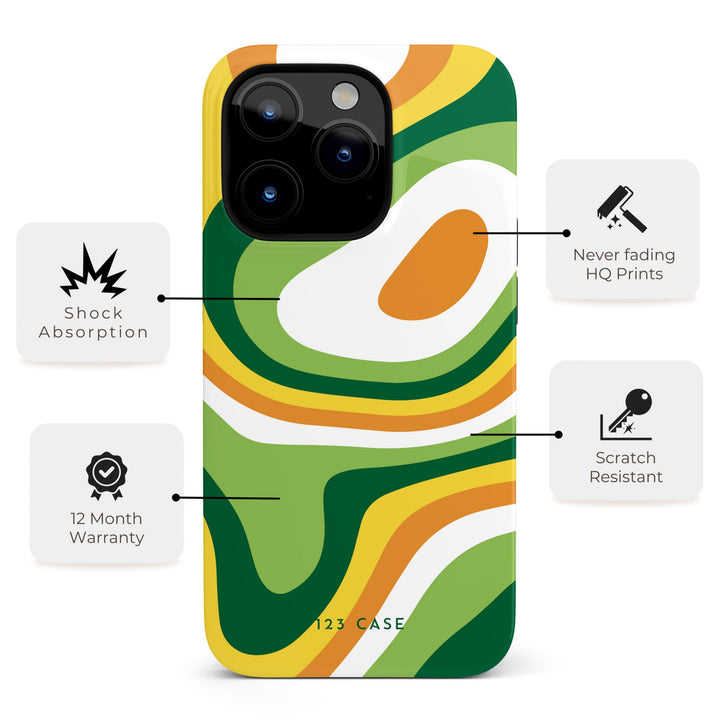 iPhone Fashionable Phone Case “Avocado Taste” for iPhone 15 Pro Max